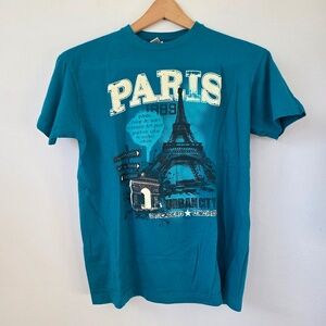 Women's Paris Eiffel Tower Short Sleeve T Shirt - Small